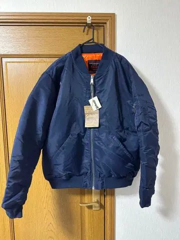 Schott MA-1 플라이트 자켓 2XL 네이비