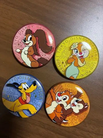 도쿄 디즈니 리조트 캔뱃지 세트