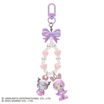 메조피아노 x 산리오 캐릭터 스트랩 퍼플