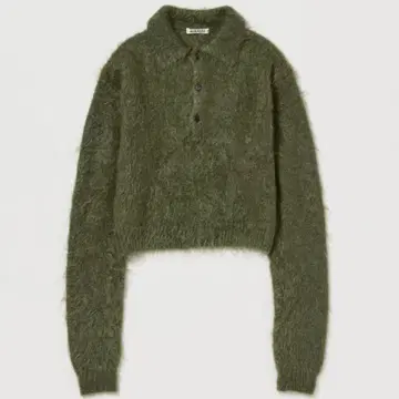 AURALEE 오라리 BRUSHED SUPER POLO 니트