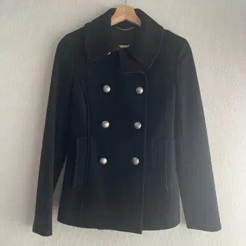 UNTITLED 언타이틀 울 100% 피코트 M 사이즈 블랙