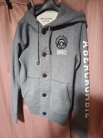 Abercrombie & Fitch 그레이 후드티