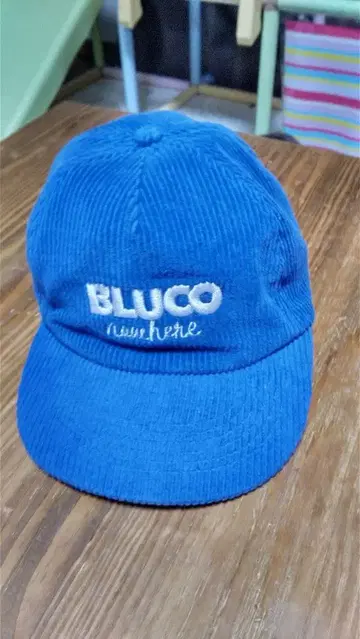 BLUCO 코듀로이 캡 파랑