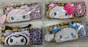 산리오 표범 무늬 헤어밴드 4개 세트