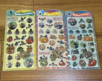 퍼펫 순순 우루추루 팝 씰 3매 세트