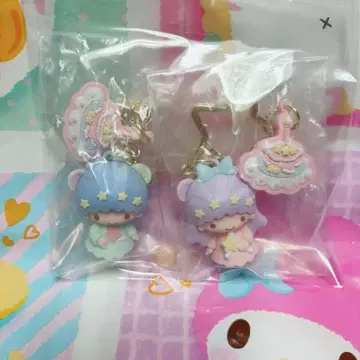 산리오 키키라라 별하늘의 엔젤 시크릿 키링 1 2 세트