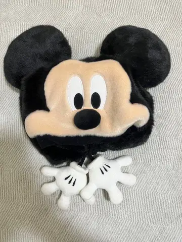 미키마우스 페이크 퍼 캡