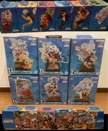 미사용 발송 포함 제일복권 ONE PIECE 대해적백경 피규어 6종 세트