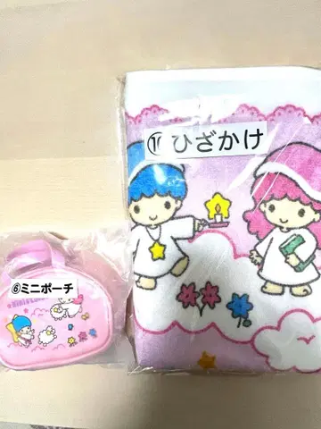 키키라라 제일복권 무릎담요 미니 파우치 2종 세트