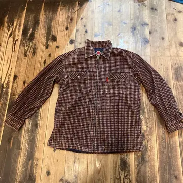 LUCKY STRIKE 체크 무늬 자켓