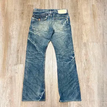 BlueWay Company 청바지 30인치 일본제 데미지 가공