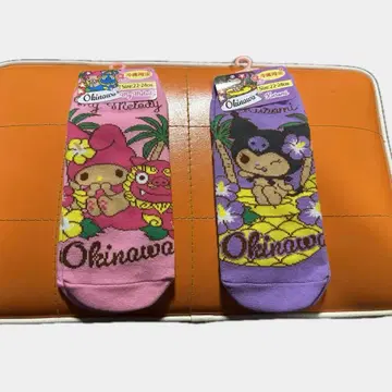산리오 양말 오키나와 한정판 마이멜로디 쿠로미