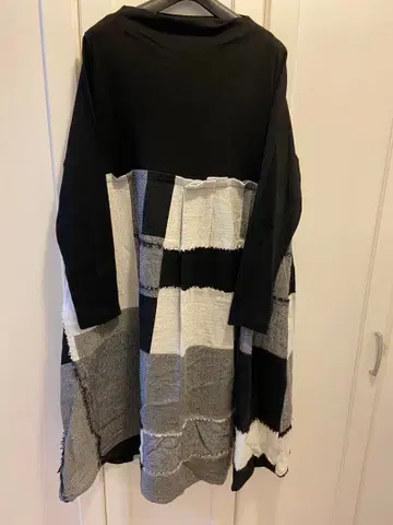 메풍 패치워크 디자인 원피스