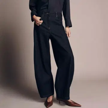 ZARA ZW COLLECTION 벌룬 레그 블루 32