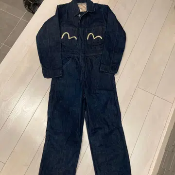 evisu 작업복 오버롤 데님 38
