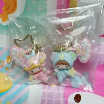 산리오 키키라라 별하늘의 엔젤 시크릿 키링 3종 2세트