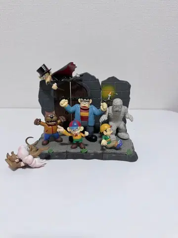 괴물군 피규어 세트 완구 레트로 애니메이션 굿즈