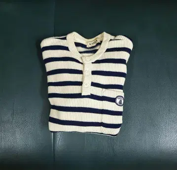 울 빈티지 보더 가디건 L