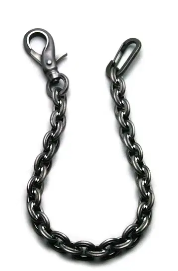 아젠트 그리움 실버 지갑 체인 약 40cm