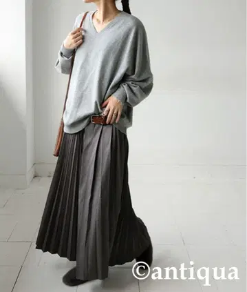 안티카 캐시미어 터치 돌먼 니트 새상품!