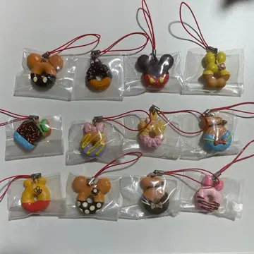 (레어) 디즈니 도넛풍 스트랩 12개