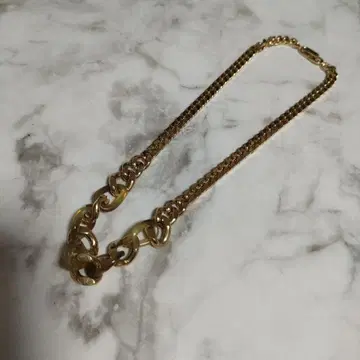 레트로 골드 체인 목걸이 ventdore