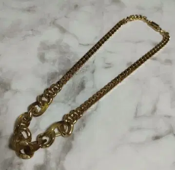 레트로 골드 체인 목걸이 ventdore