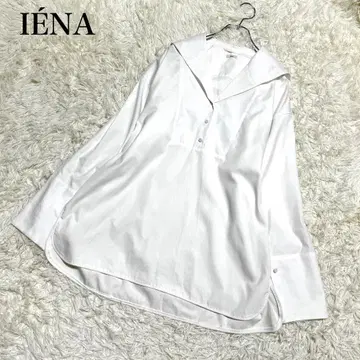 25AW 이에나 세일러 컬러 드레스 셔츠 화이트