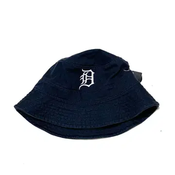 디트로이트 타이거즈 새상품 47브랜드 코튼 버킷햇 네이비