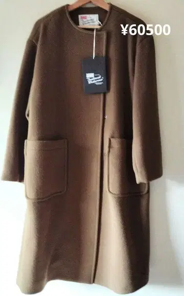 새상품 트래디셔널 웨더웨어 노카라 울 코트 60,500엔