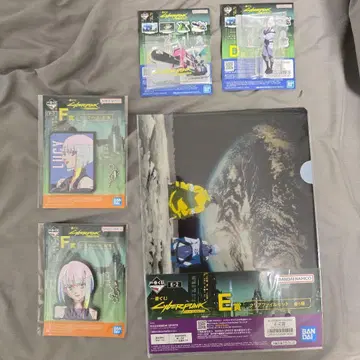 제일복권 미개봉 새상품 사이버펑크 엣지러너 D, E, F상 세트