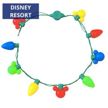 디즈니 리조트 크리스마스 일루미네이션 라이트 목걸이