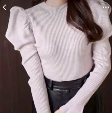 Herlipto Volume-Sleeve Glitter Knit M