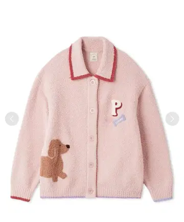 젤라또피케 베비모코 닥스훈트 자카드 가디건