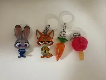 주토피아 메지루시 액세서리 4점 세트