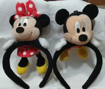 디즈니 미키마우스 미니 마우스 머리띠 커플 코디