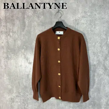 BALLANTYNE 스코틀랜드제 캐시미어 니트 가디건 40