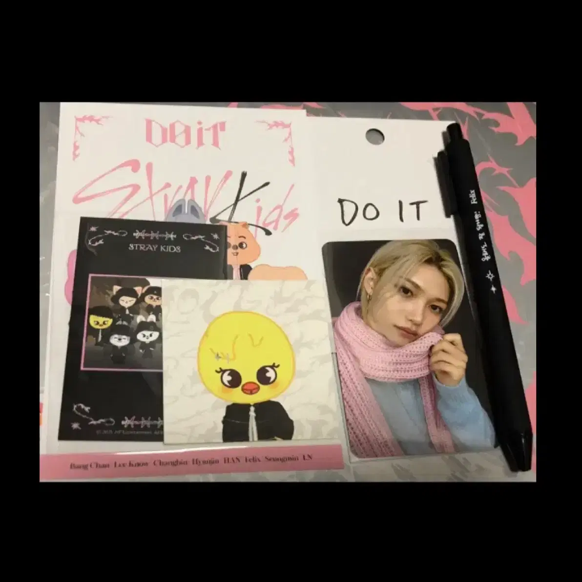 DOIT POPUP straykids QRトレカ フィリックス ボールペン Straykids