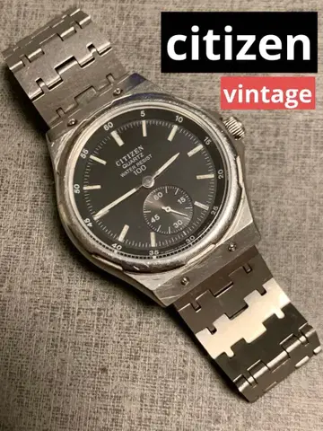 시티즌 CITIZEN 쿼츠 손목시계 빈티지 레어 정크