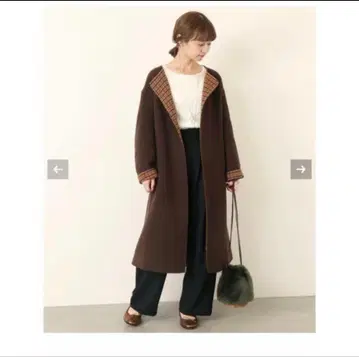 슬로브 이에나 IENA 리버서블 코트 노카라 코트