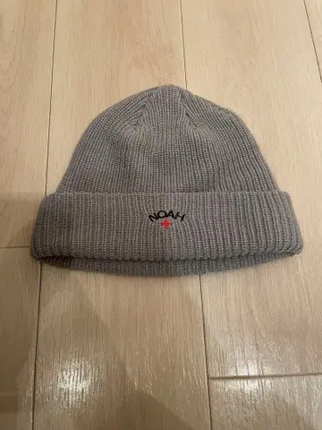 NOAH 그레이 니트 모자