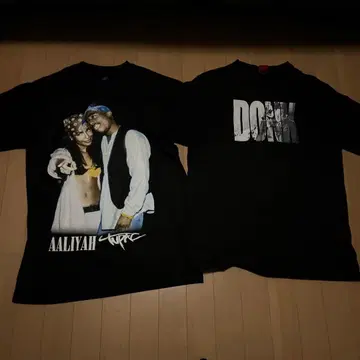 Aaliyah Tupac 티셔츠와 APPLEBUM의 티셔츠