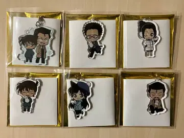 명탐정 코난 아크릴 키링 6개 세트