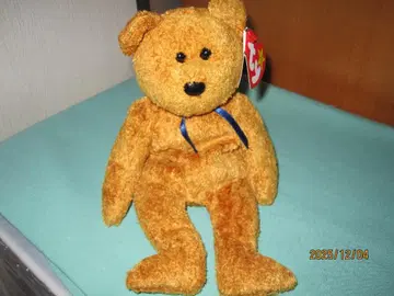 Ty 사의 비니 베이비스 [Fuzz] 베어 봉제 인형