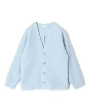 알파카 샤기 V넥 가디건 MACPHEE 투모로우랜드