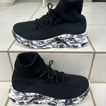 새상품 남성용 니트 부츠 25.5