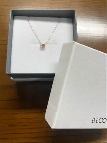 BLOOM K10 핑크 골드 목걸이