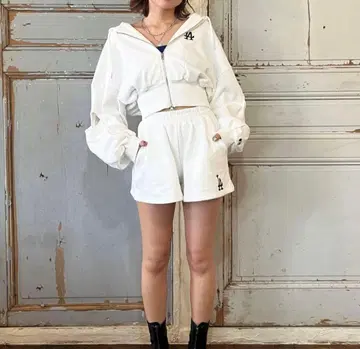 MLB LA 셋업 ZIP 로고 후디 상의