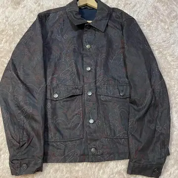 ZARA 자라 페이즐리 데님 자켓 자켓 사이즈 L