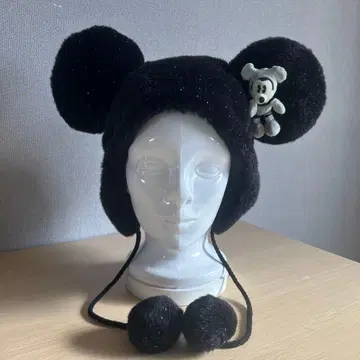 디즈니 팬캡 미키 블랙 라메